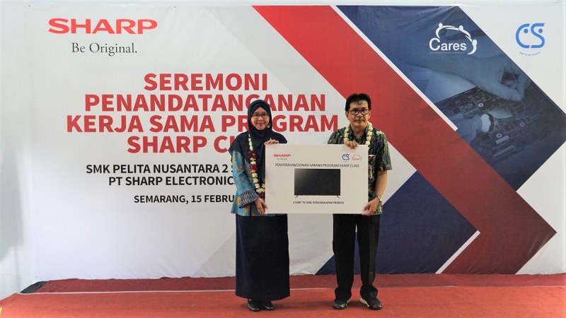 Sharp Indonesia berkomitmen membangun negeri melalui program Sharp Class