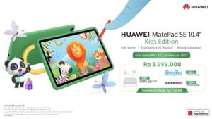 HUAWEI MatePad SE Kids Edition, Tablet Aman untuk Anak