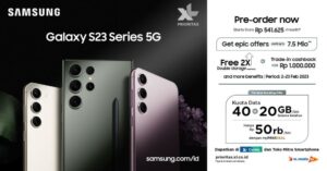 XL Prioritas Buka Pre-order Eksklusif Samsung S23 Series