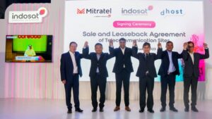 IOH x Mitratel x dhost Menandatangani Perjanjian-Perjanjian Terkait Menara Telekomunikasi