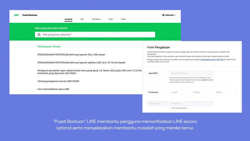 LINE Indonesia Luncurkan Platform Bantuan Pengguna
