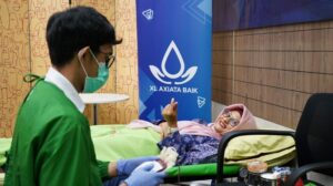 Dukung Kepedulian Sosial Ratusan Karyawan XL Axiata Ikut Donor Darah