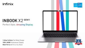 Infinix Hadirkan INBOOK X2 Gen 11, Laptop Stylish dengan Bodi Tipis dan Ringan