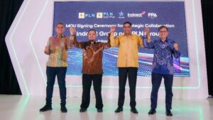 Indosat dan ARTAJASA Tandatangani MoU dengan PLN Icon Plus