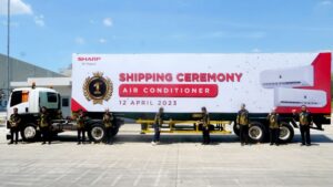 Sharp Indonesia Lakukan Pengiriman Pertama Produk AC Dalam Negeri