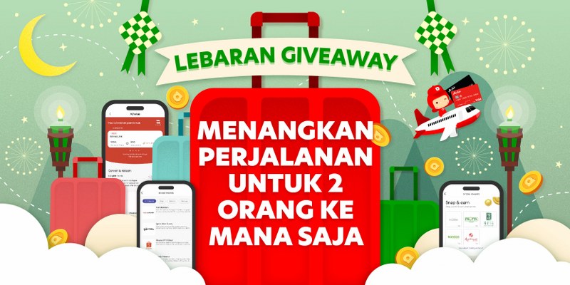 airasia rewards Tebar Tiket Pesawat Gratis Jelang Lebaran