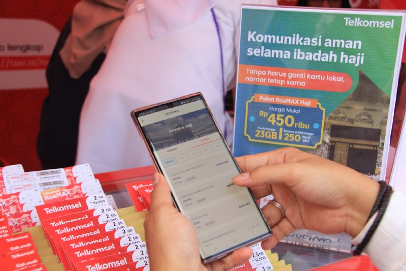 Telkomsel Meluncurkan Paket RoaMAX Haji dan Buka Kembali GraPARI Makkah dan Posko Layanan Haji