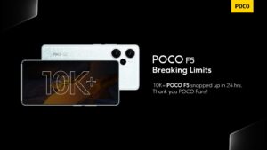 Di 24 Jam Pertama POCO F5 Terjual Lebih Dari 10.000 Unit!