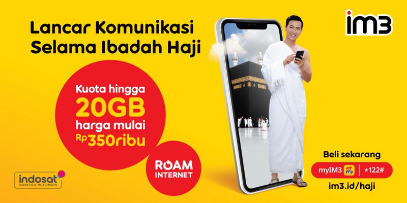 Indosat Ooredoo Hutchison Meluncurkan Paket Internet Khusus Ibadah Haji di Tanah Suci