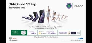 OPPO Luncurkan Find N2 Flip dan Enco X Wimbledon Special Edition