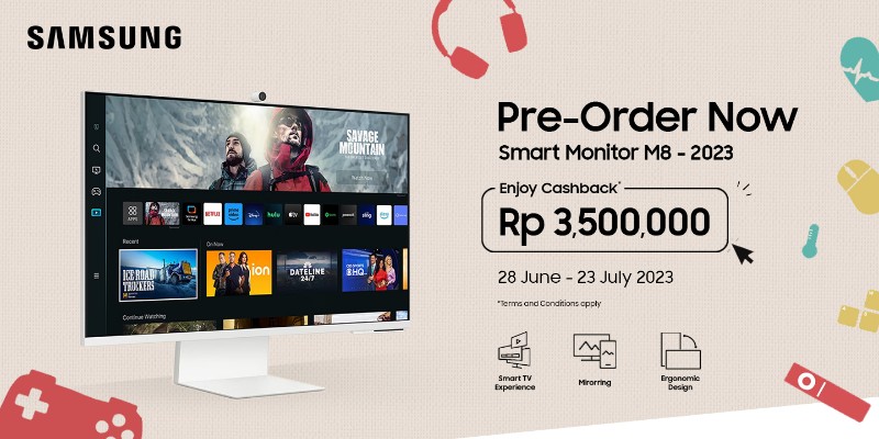 Samsung Smart Monitor 2023, Stylish dan Makin Fleksibel