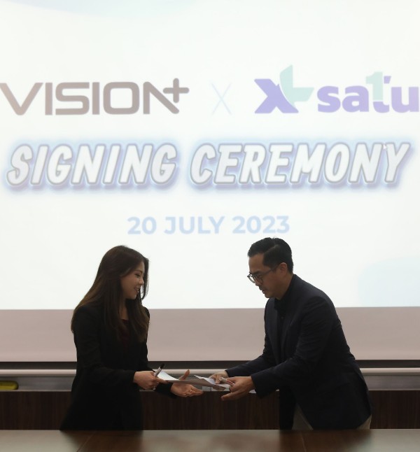 XL Axiata Gandeng VISION+ Sajikan Tayangan Berkualitas