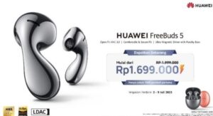 HUAWEI FreeBuds 5 Resmi Dijual Eksklusif di Indonesia Mulai Hari Ini