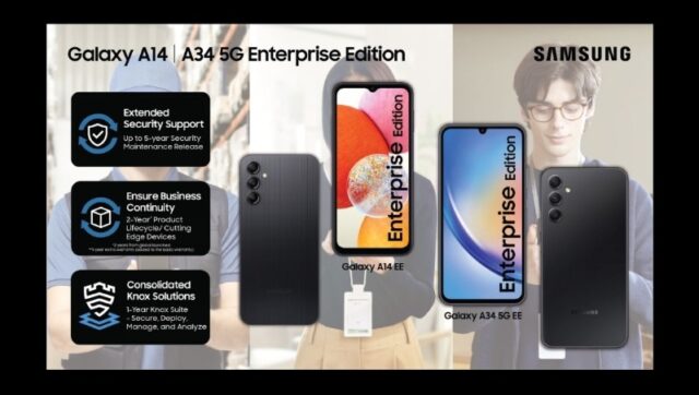 Samsung meluncurkan Galaxy A14 dan A34 5G Enterprise Edition