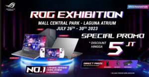 Dapatkan Diskon Laptop Gaming Hingga 5 Juta Rupiah & Coba Langsung ROG Ally di ROG Exhibition