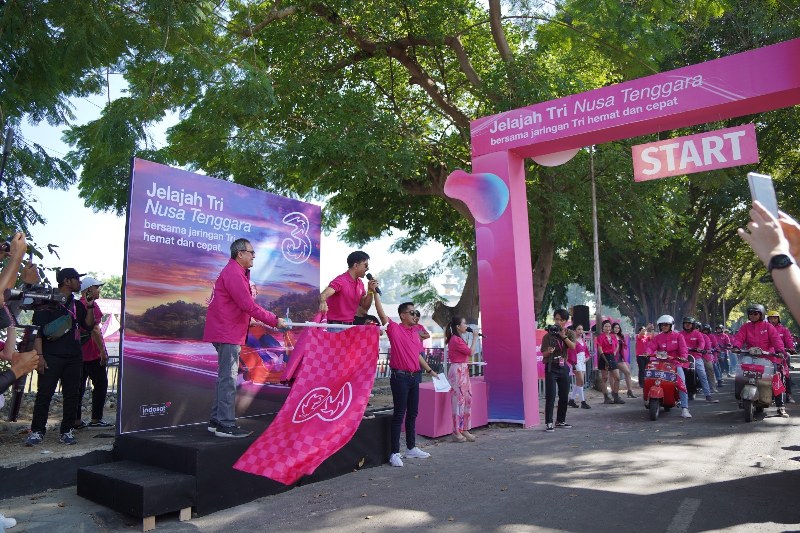 Tri Jelajah Nusa Tenggara: Happy Jumbo Kartu Perdana Untuk Generasi Z di Lombok