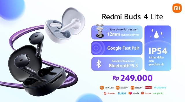 Redmi Buds 4 Lite dan Redmi Watch 3 Active Jadikan Pengalaman Makin Naik Level