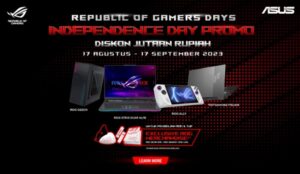 Rayakan Hari Kemerdekaan Indonesia ke-78, ASUS ROG Memberikan Promo Eksklusif