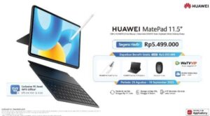 Tablet Rasa Laptop dan Harga Terjangkau , HUAWEI MatePad 11.5 Resmi Hadir di Indonesia!