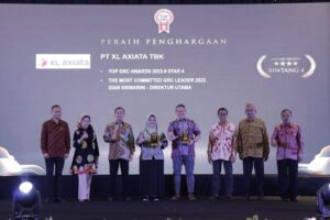 Penerapan Prinsip ESG Terus Ditingkatkan, XL Axiata Raih TOP GRC Awards 2023