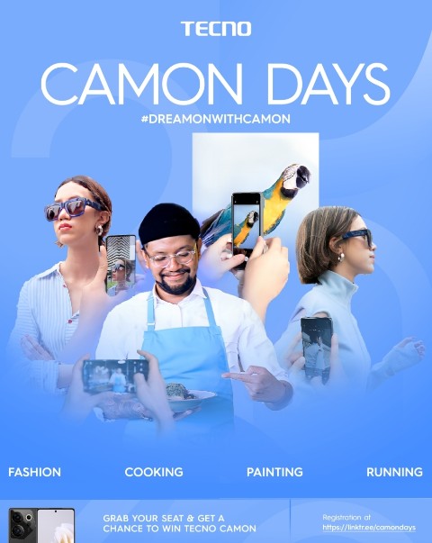 TECNO Indonesia Menghadirkan CAMON Days dalam Rangkaian Peluncuran CAMON 20 Series Terbaru