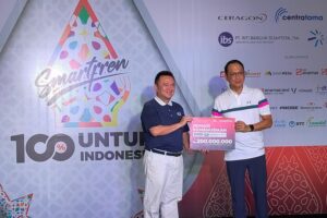 Smartfren 100% untuk Indonesia: Charity Golf Tournament Serahkan Donasi kepada Yayasan Buddha Tzu Chi