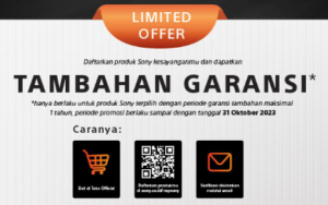 Sony Indonesia Perpanjang Masa Garansi Produk