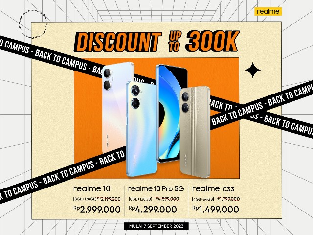 realme Tawarkan Potongan Harga Hingga Rp2 Juta untuk Produk Unggulan