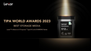 Lexar Professional CFexpress™ Type B Card DIAMOND Series Dianugerahi TIPA WORLDS AWARDS 2023