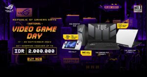 ASUS Republic of Gamers Days: Promo Laptop Gaming dan Voucher Belanja Hingga Rp2.000.000