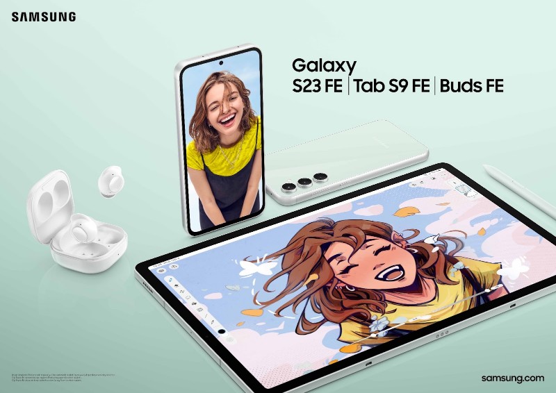 Samsung Galaxy S23 FE, Galaxy Tab S9 FE, dan Galaxy Buds FEÂ Hadirkan Fitur-fitur Unggulan