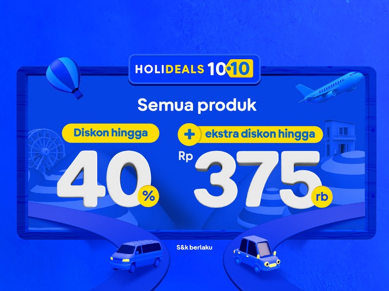 10.10 HOLIDEALS: Rencanakan Liburan Double Date dengan Tiket.com