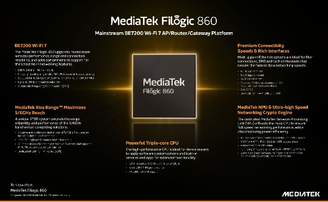 MediaTek Perluas Portofolio Wi-Fi 7 dengan Cipset Baru untuk Perangkat Mainstream