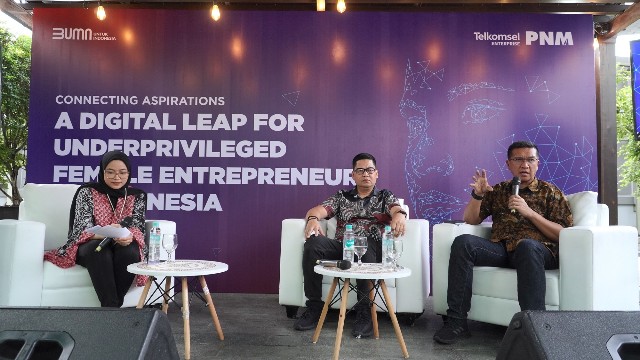 Telkomsel Bersama PNM Dukung Pemberdayaan Perempuan Pelaku Usaha Ultra Mikro