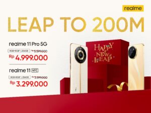 Apresiasi Pengguna atas Pencapaian 200 Juta Unit Pengiriman, realme 11 Series Hadir dengan Harga Baru