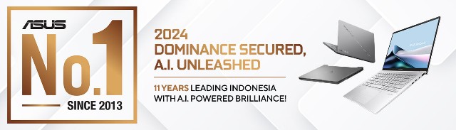 ASUS Pimpin Teknologi Laptop Ultraportable Bertenaga AI di CES 2024