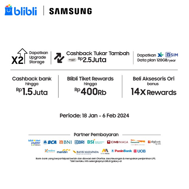 Pre-Order Samsung Galaxy S24 Series dengan Promo Epic, Hanya di Blibli!