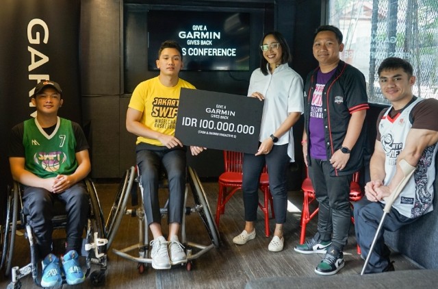 Garmin Kerjasama dengan Jakarta Swift Wheelchair Basketball, Berdayakan Atlet Disabilitas
