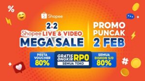 Perkuat Shopee di Tahun 2024 dengan 2.2 Shopee Live & Video Mega Sale