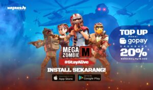 Mega Zombie M: Game Survival Shooter Seru di Google Play Store dan Apple App Store