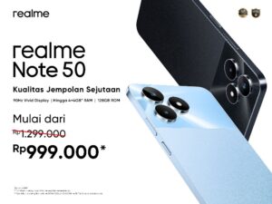 realme Note 50: Smartphone Terjangkau dengan Kualitas Terdepan