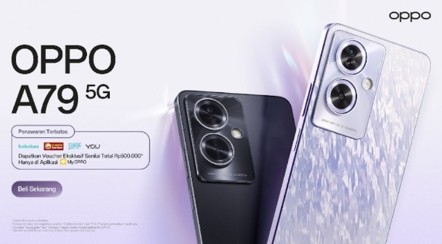 OPPO A79 5G Hadir di Indonesia: Performa Cepat dan Pengalaman Hiburan Baru