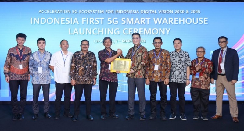 Telkomsel dan Huawei Resmikan 5G Smart Warehouse dan 5G Innovation Center Pertama di Indonesia