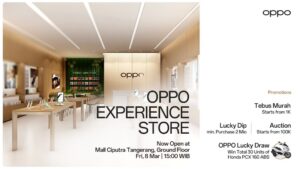 OPPO Buka Experience Store Baru di Tangerang, Hadirkan Reno11 F dan Watch X