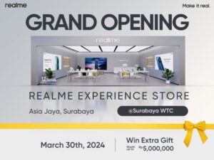 realme Experience Store 3.5 Pertama di Indonesia Hadir di Kota Surabaya: Tampil Lebih Modern dan Nyaman