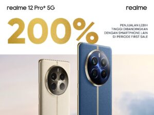 realme 12 Pro+ 5G Mencatatkan Penjualan Melejit 200% Lebih Tinggi di Ecommerce