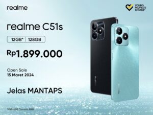 realme C51s: Smartphone Tipis, Ringan, dan Berkamera Terbaik dengan Harga Terjangkau