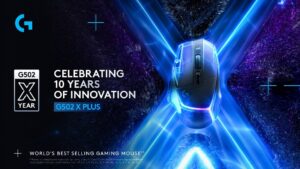 Logitech G Merayakan 10 Tahun Mouse Gaming Legendaris, G502: Inovasi dan Desain Unggul