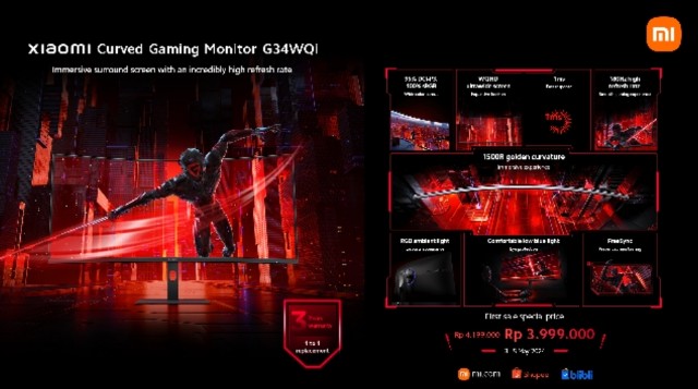 Xiaomi Rilis Monitor Terbaru: Solusi Produktivitas dan Hiburan Gaming yang Lebih Imersif