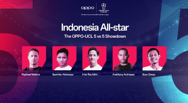Garuda Tanding 5vs5 dengan Legenda Sepak Bola Dunia: OPPO Umumkan 5 Pesepakbola Tanah Air